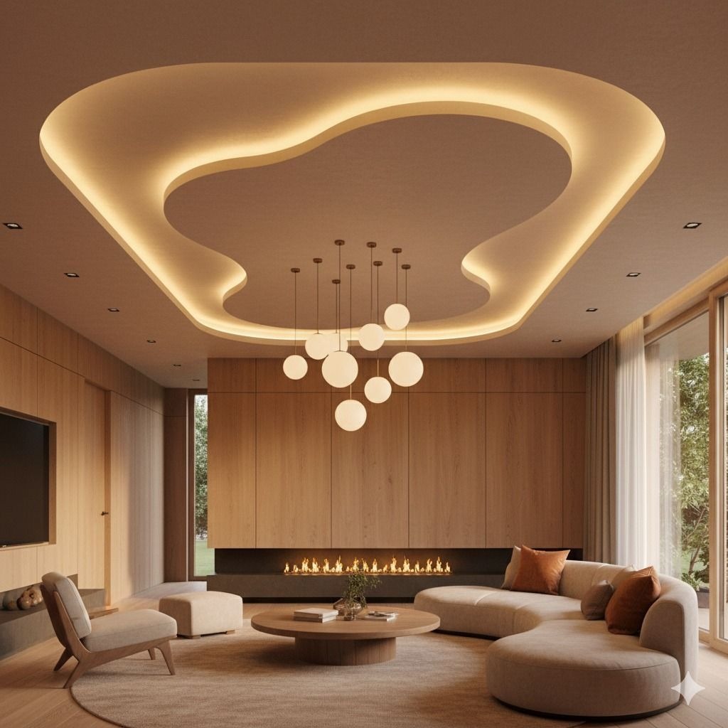 Premium Ceiling Work by RK Interior